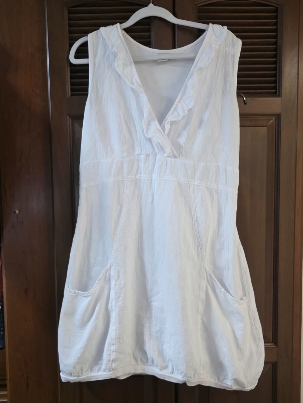 Blanco By Nature White Cotton Summer Dress XL
